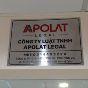 Biển số công ty