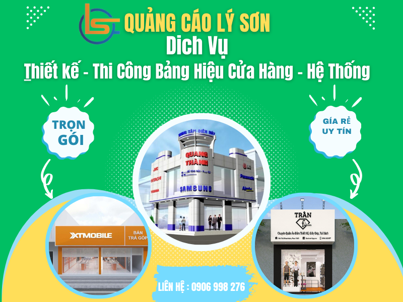 Làm bảng hiệu cửa hàng