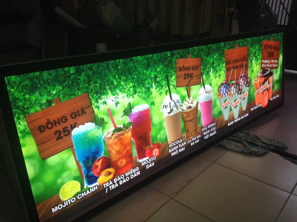 Menu led siêu mỏng